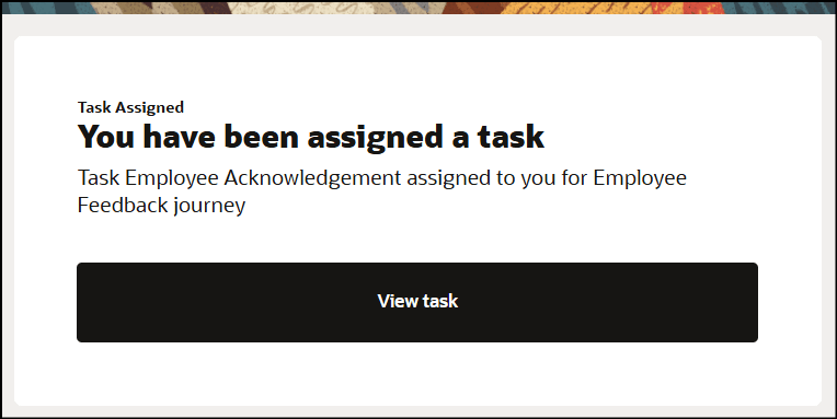 User-Defined Content Notification for Task Assigned