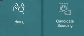 Hiring Tile and Candidate Sourcing Tile