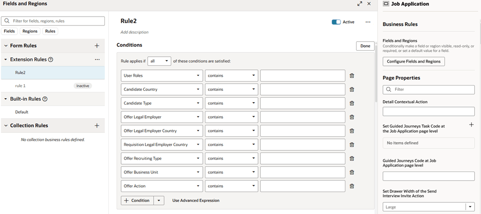 Visual Builder Studio to Personalize the Job Application Page