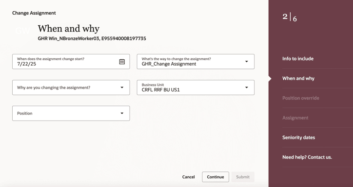 Default assignment status from action