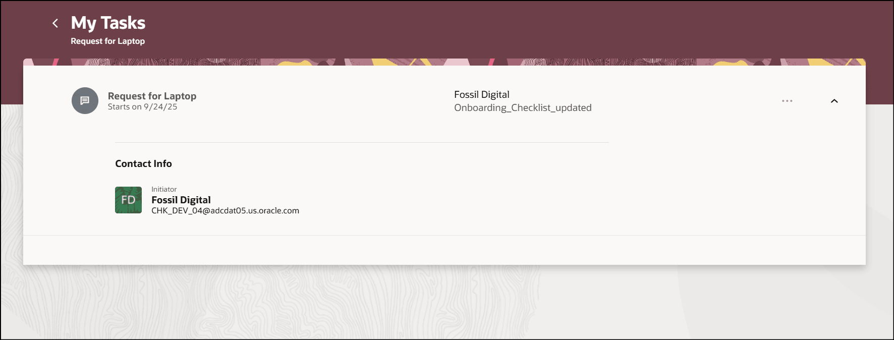 New Task Added According to Specified Prompt