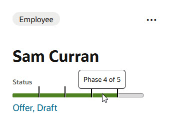 Progress Bar on the Job Application Side Card