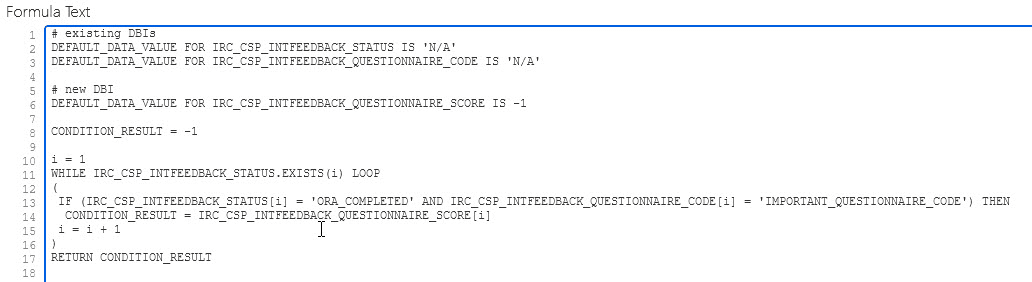 Example of a Fast Formula to Calculate Job Application Rank
