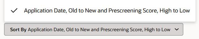 New Sort By Option
