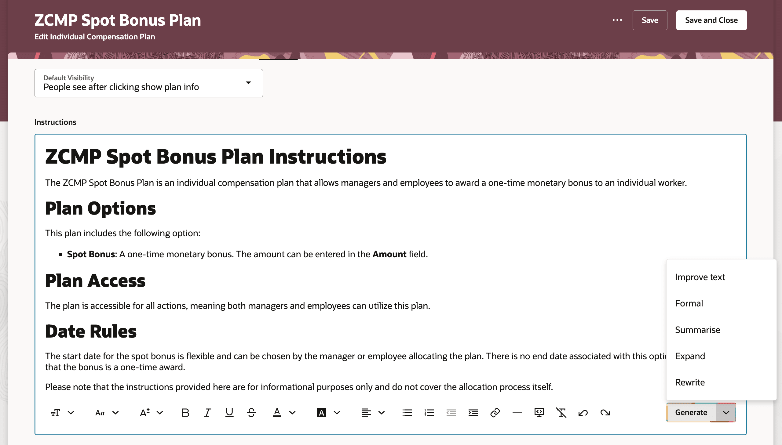 Additional 5 Options Now Available with AI Generate