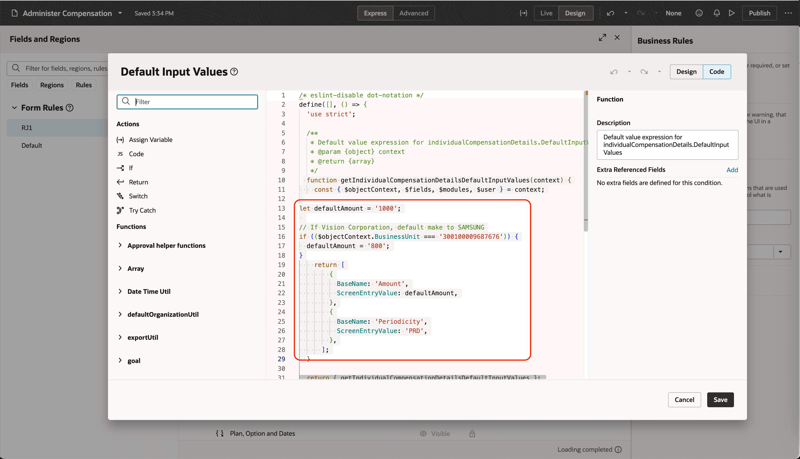 Use Advanced Expression to Build Conditions and Logic