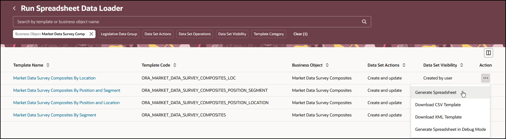 Run Shreadsheet Data Loader