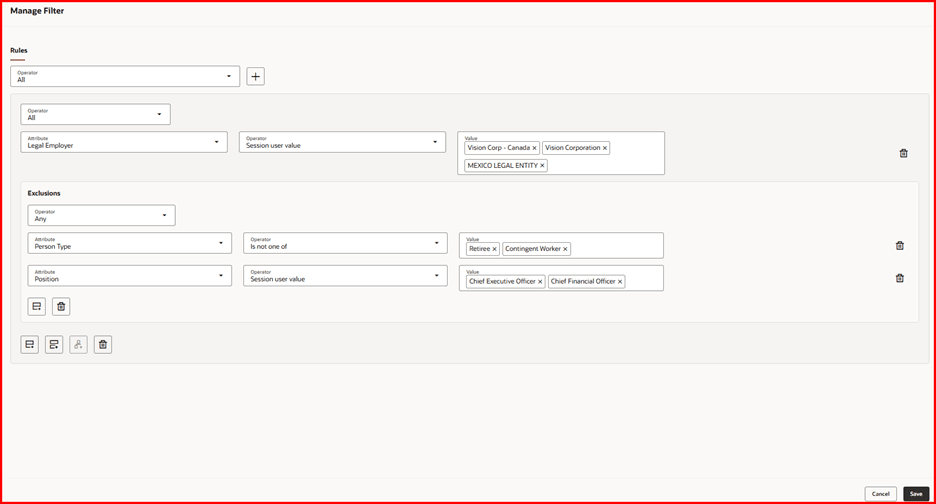 Manage Enterprise-Wide Filter Rules