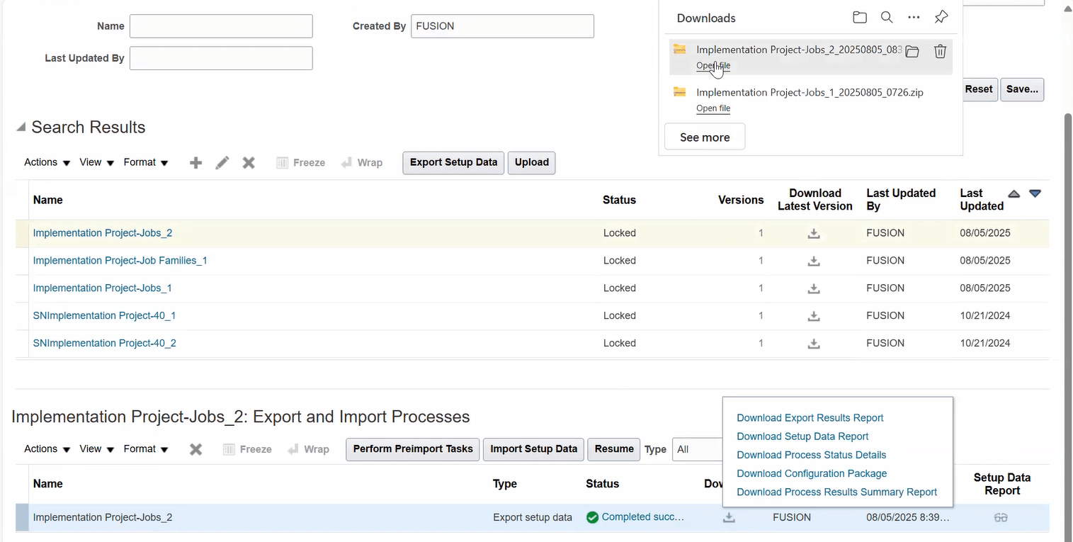 Open the downloaded Configuration Package