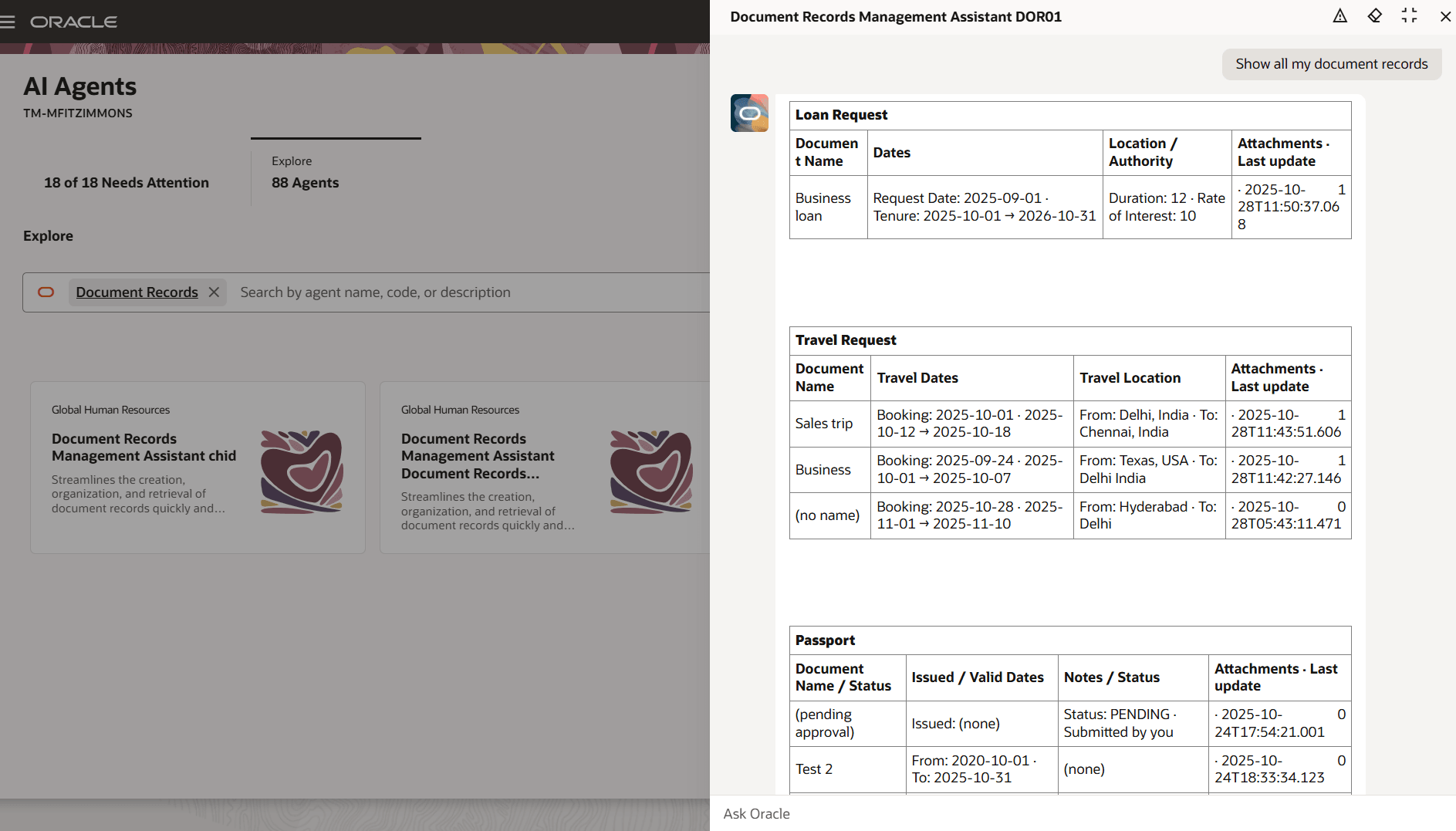 Document Records Management AI Assistant