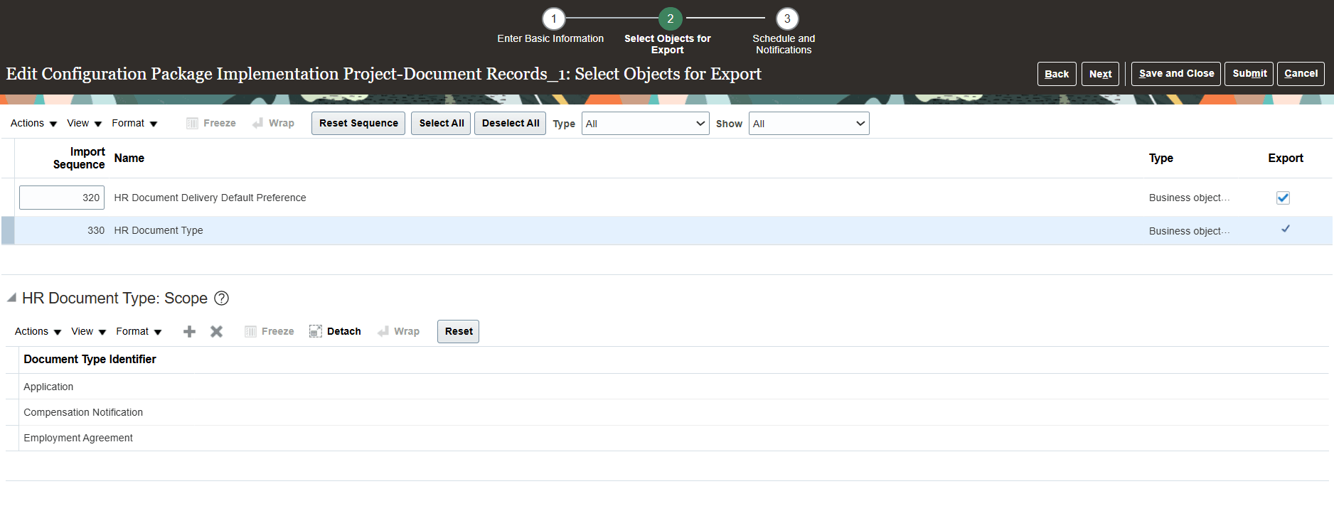 Add More Document Types to Configuration Package