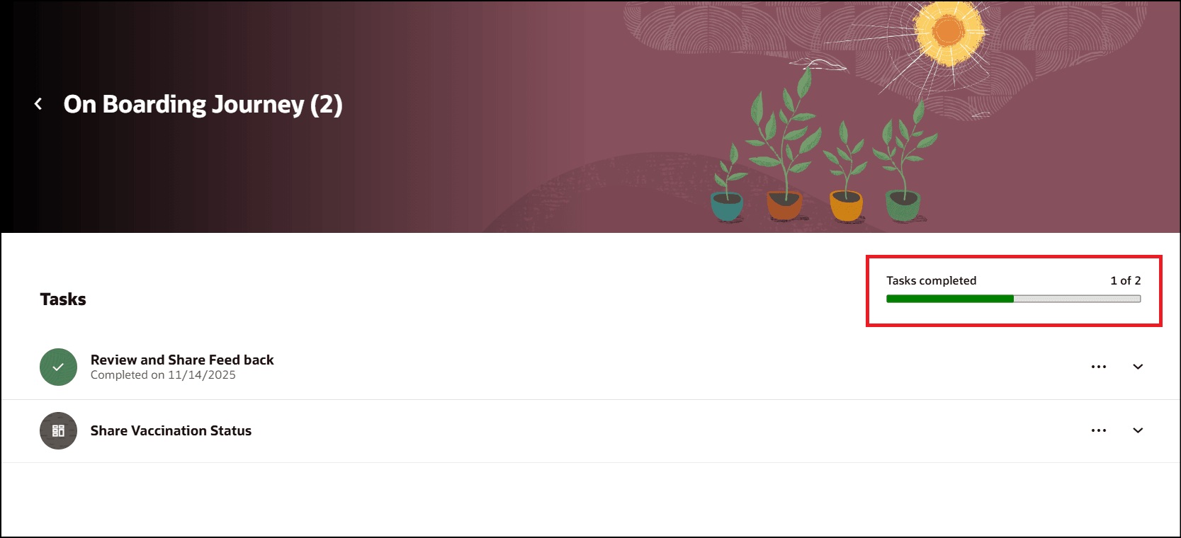 Tasks Progress Bar Displayed Before Configuring Page Property
