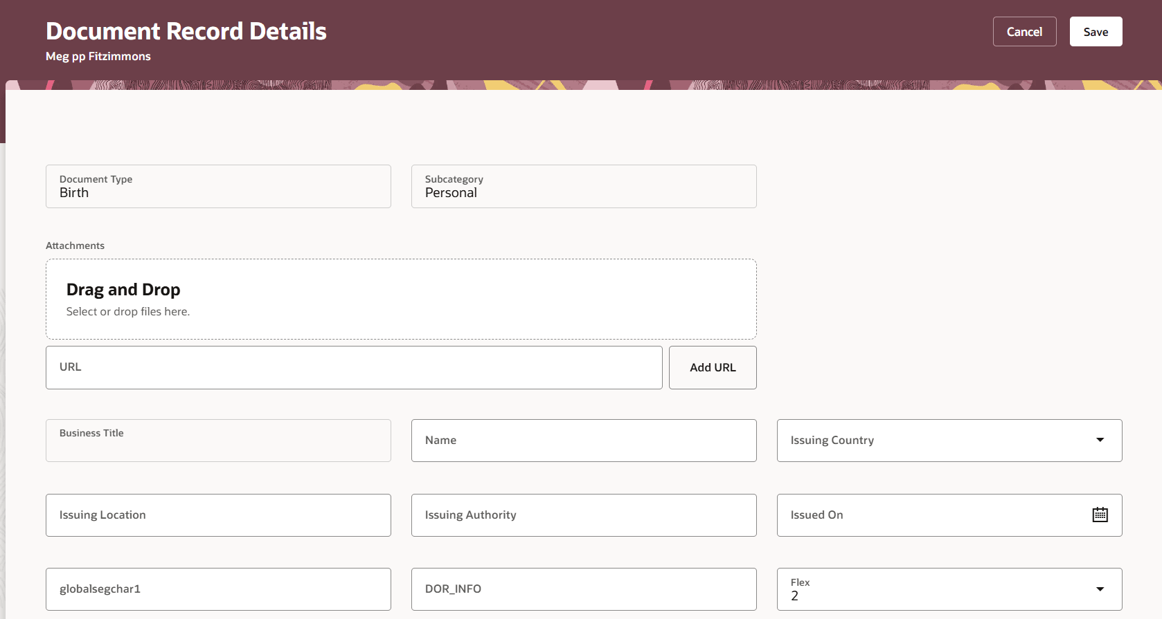 Fields Hidden Based on Configured Business Rules