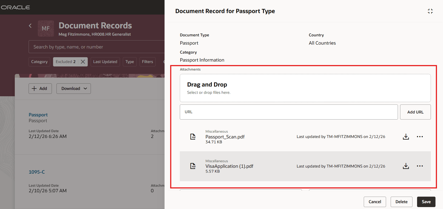 Last Updated By Field Displayed in Standard Attachments Region