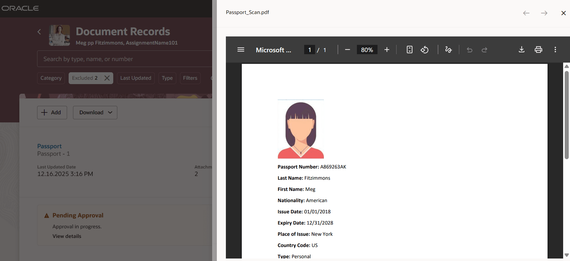 View Attachment Details