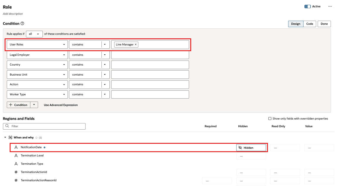 Before the feature details - Hidden property is switched ON
