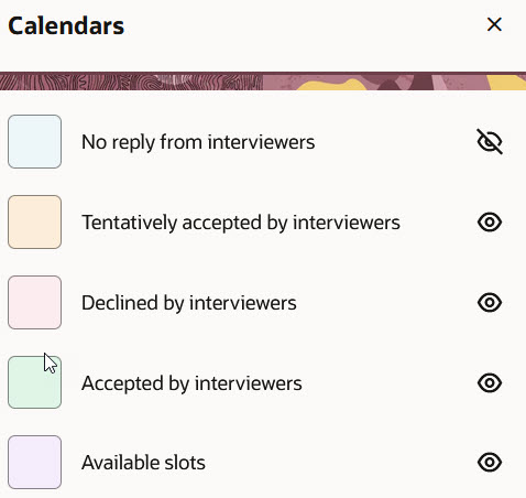 Display or Hide Time Slots by Status