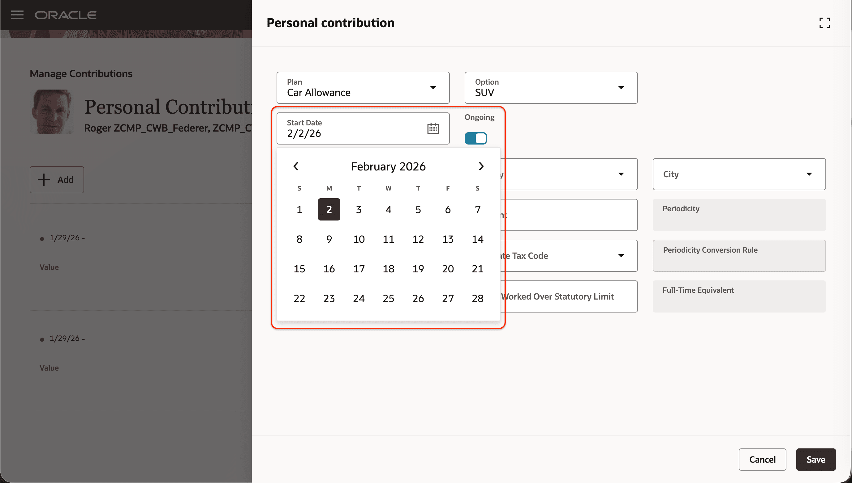 Start Date Defaulted to Next Monday When Current Date is Thursday 29-Jan-2026