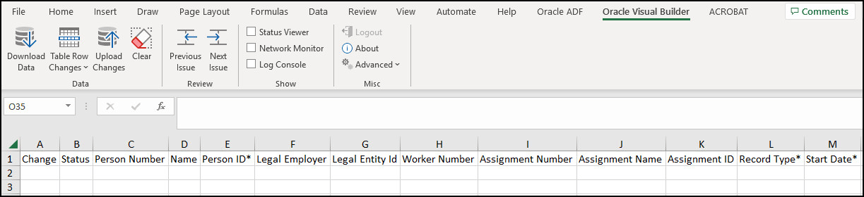 Prepare Import Spreadsheet