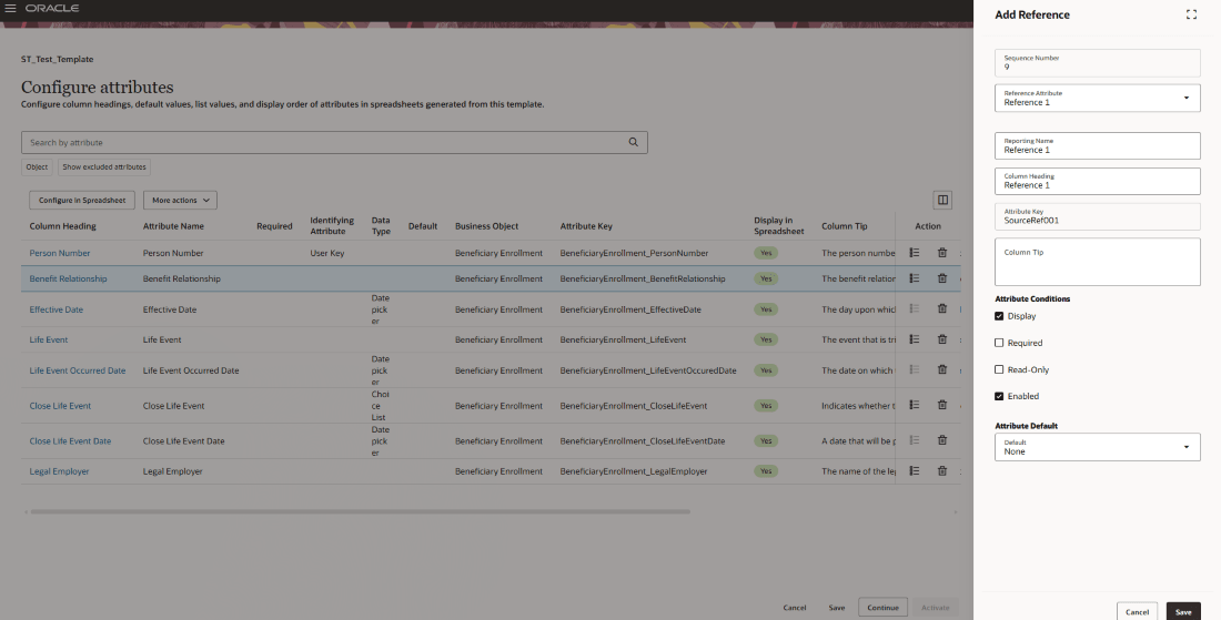 Configure Add Reference