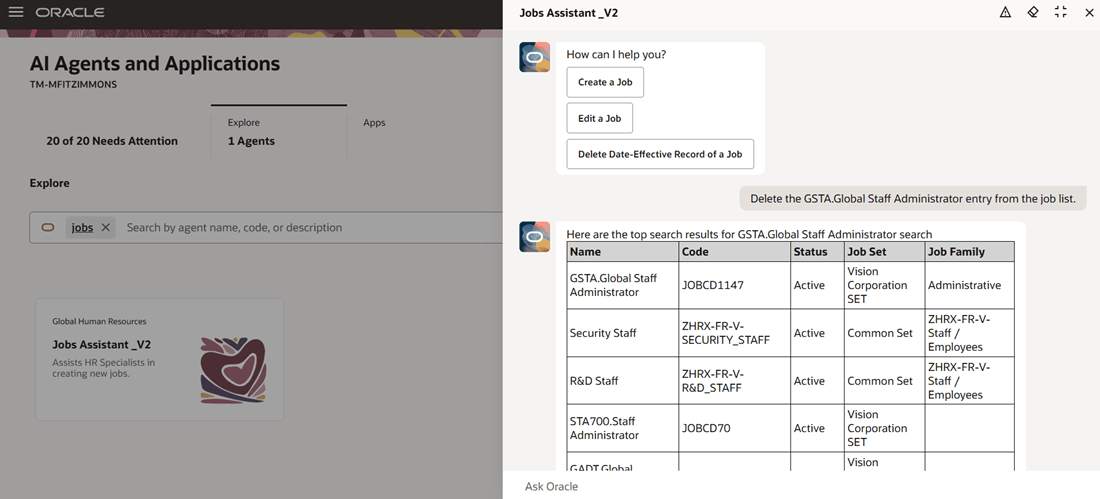 Top search results for the specified job