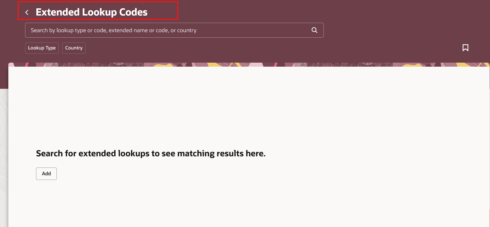 Redwood Extended Lookup Codes Page