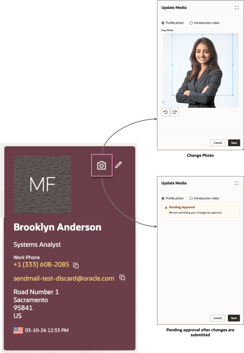 Change Profile - Connections