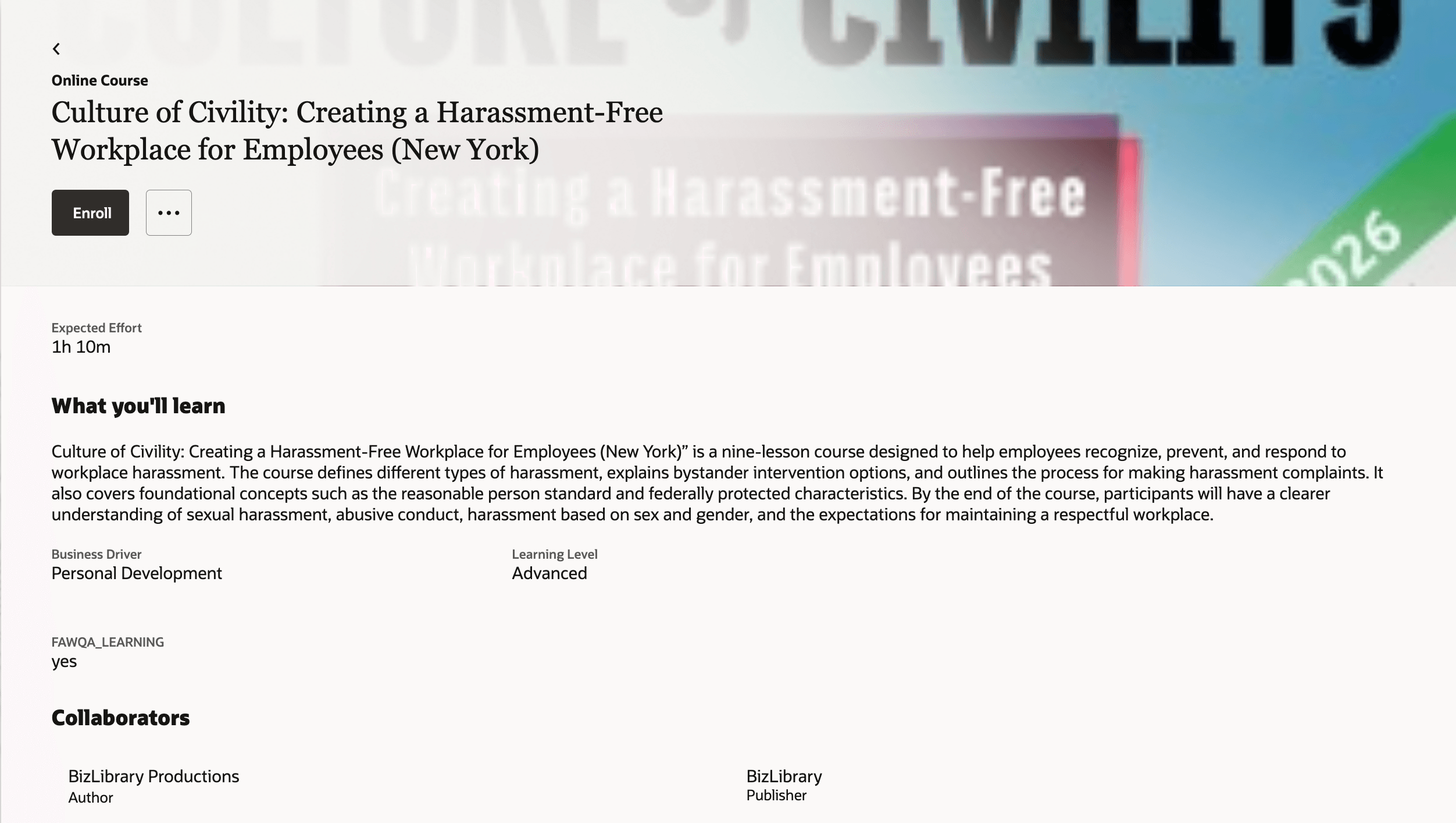 Catalog Details Page with Publisher and Other Information