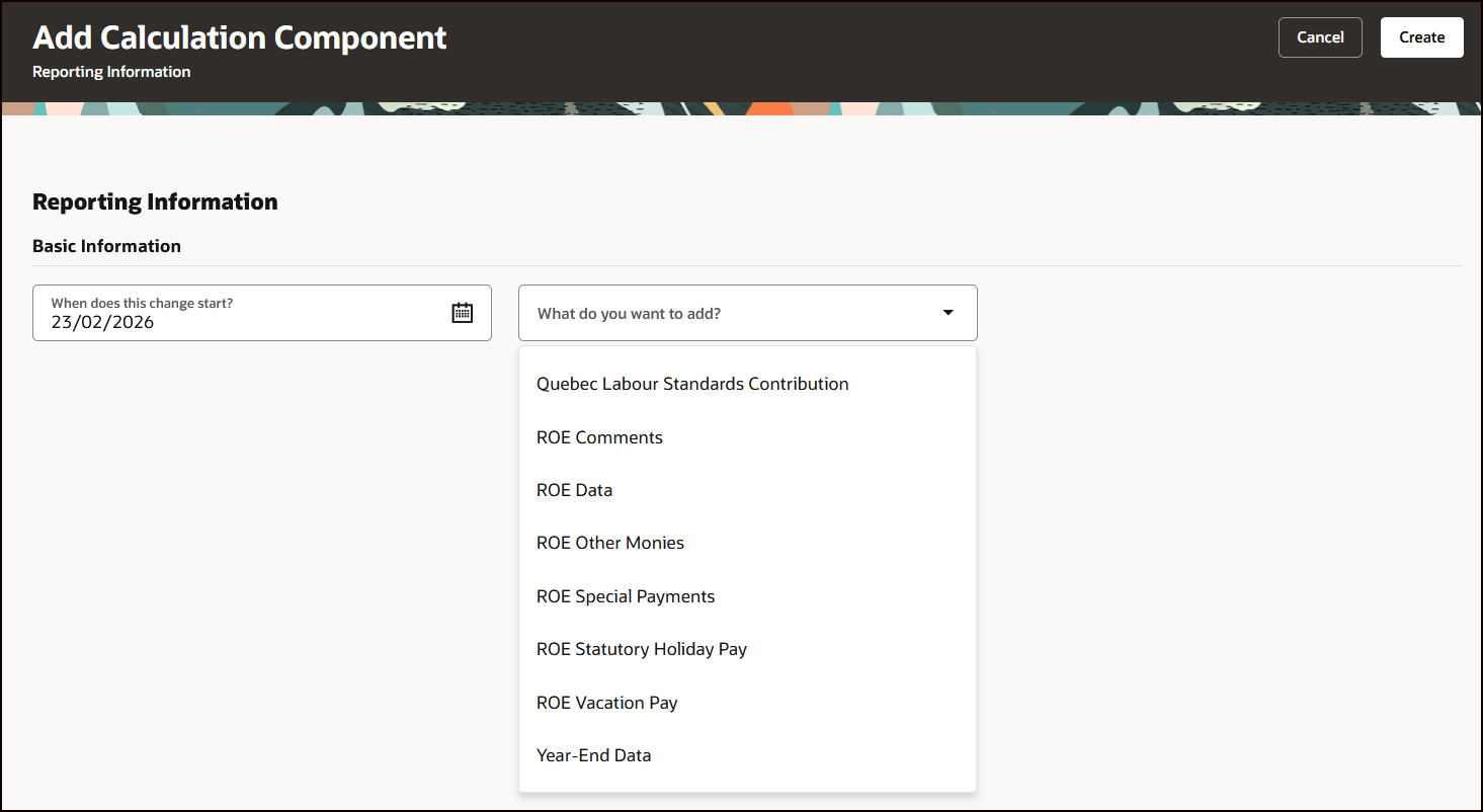 Add Calculation Component