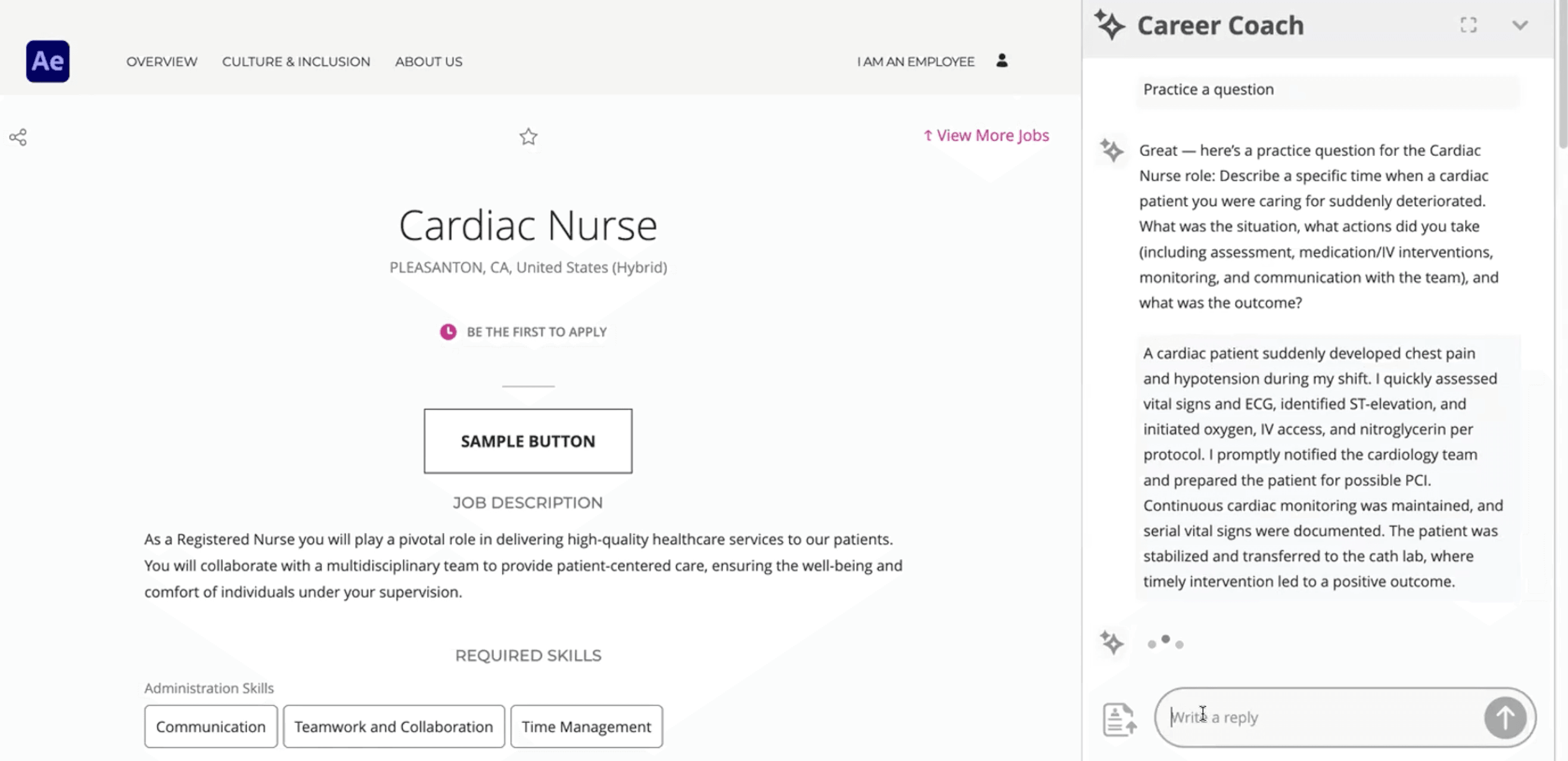 Career Coach Interview Preparation