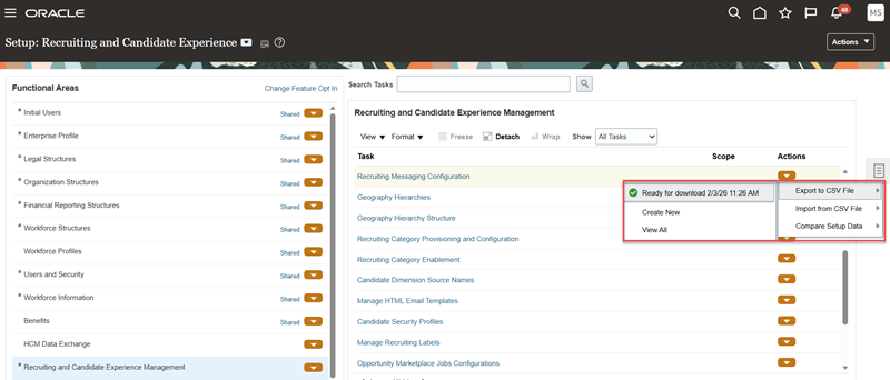 Export WhatsApp Configuration