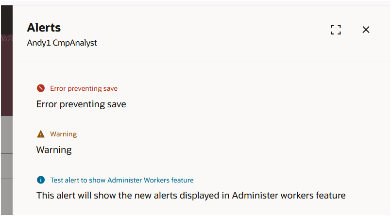 Panel Drawer With New Alerts