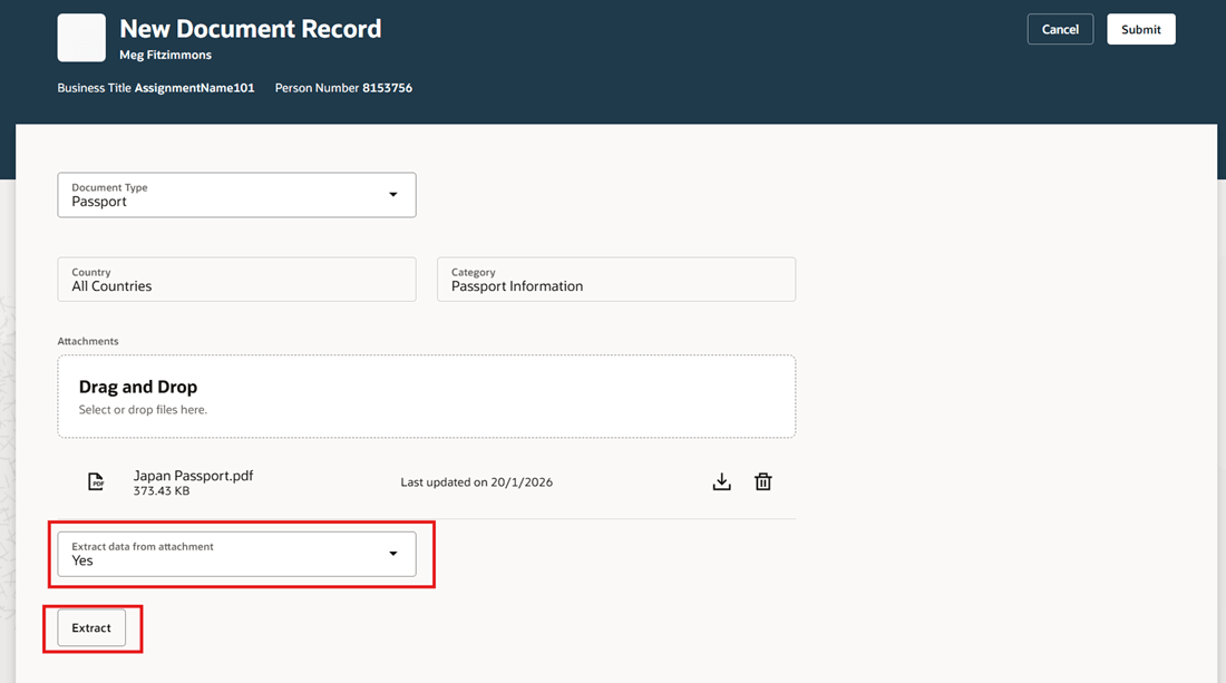 Extract Data from Attachment