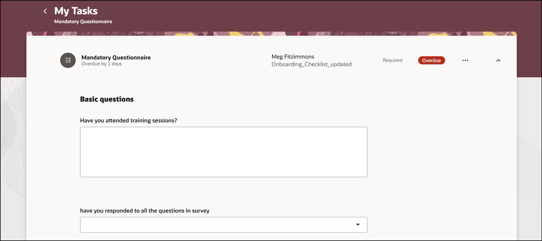 Click on Deep Link in Response to go to Specific Journey Task Page