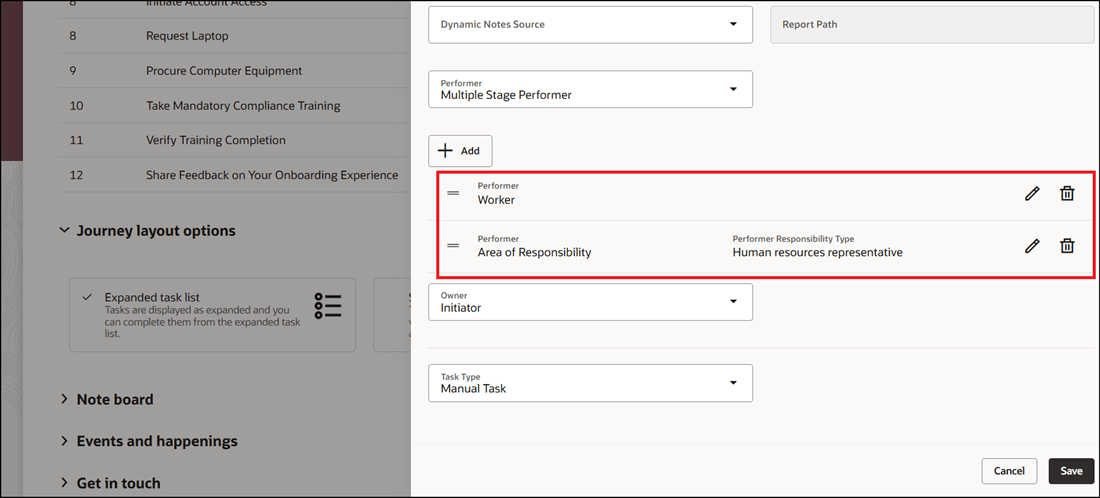 Added Task Stages in Sequence