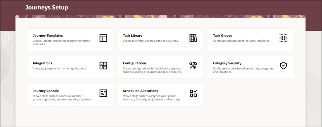 Preferences Retained Only for Journeys Setup Page Where Customization is Done