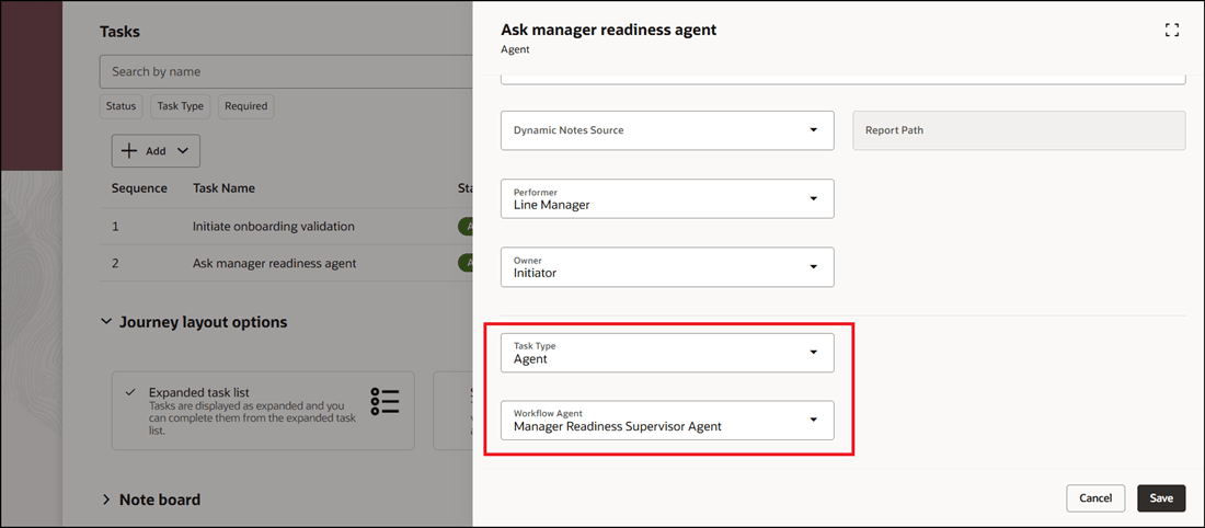 Agent as Task Type