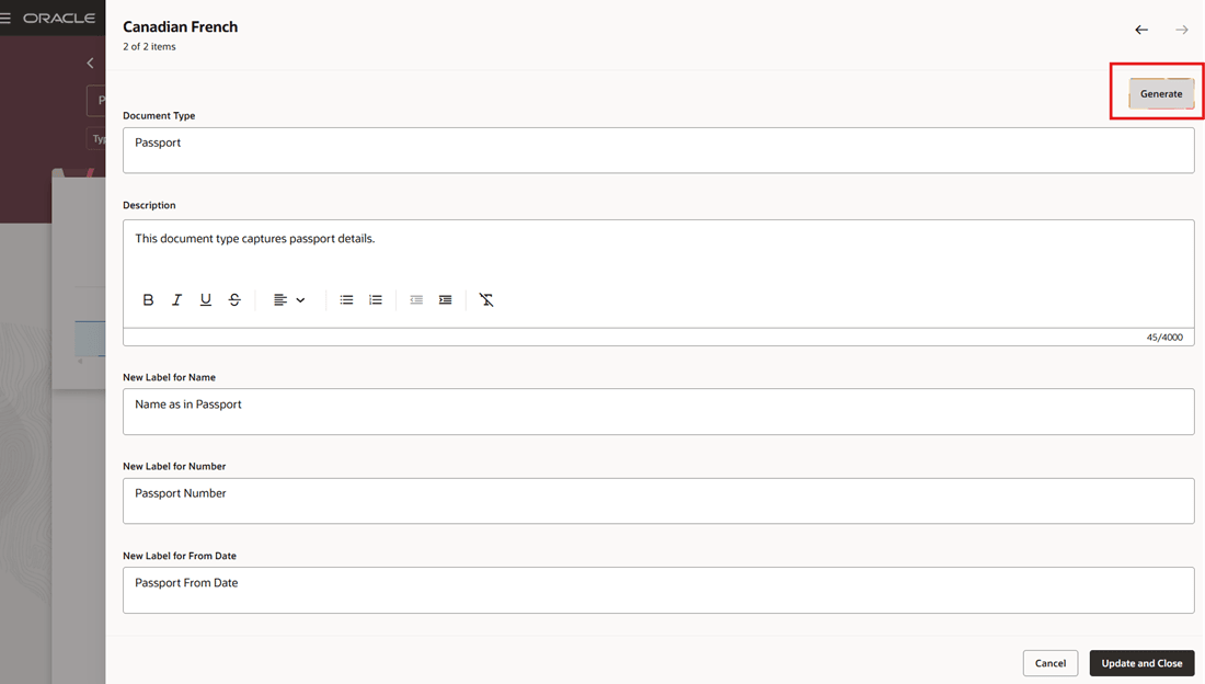 Generate Translations Using Gen AI