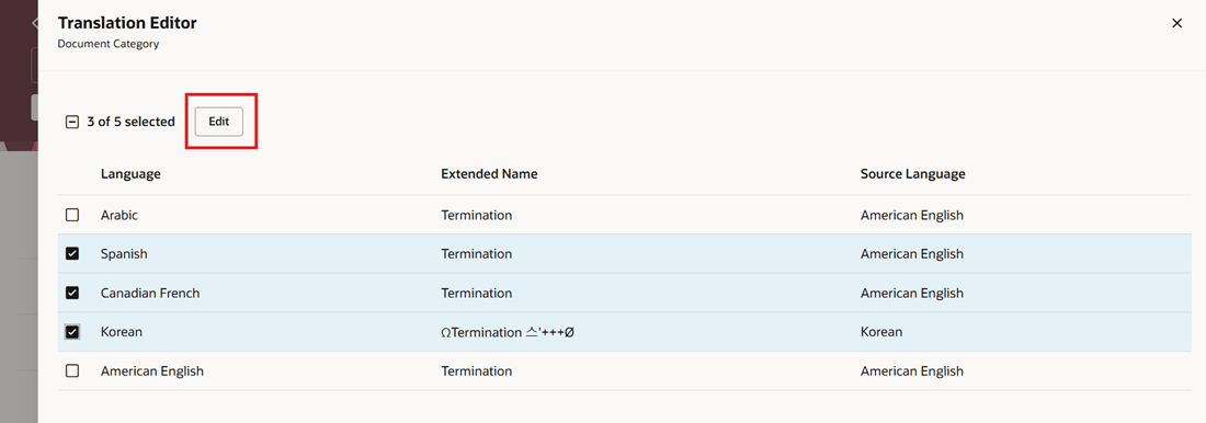 Initiate Translation in Multiple Languages