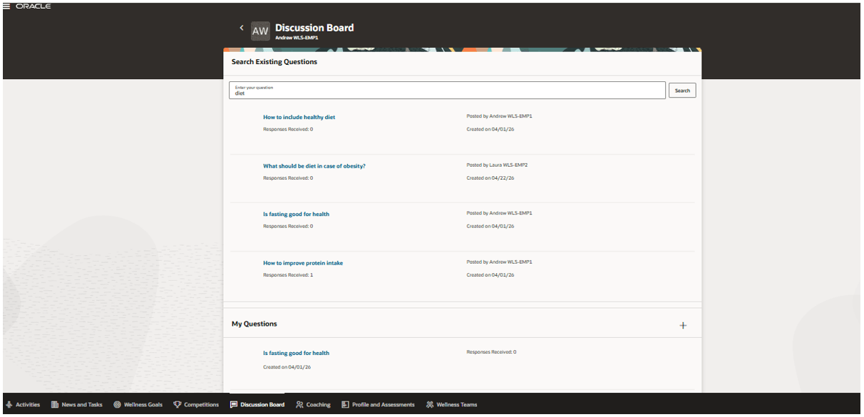 Discussion Board