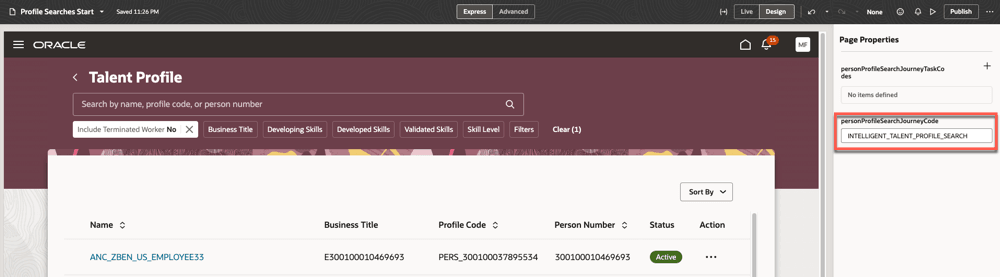 Enabling Intelligent Talent Profile Search