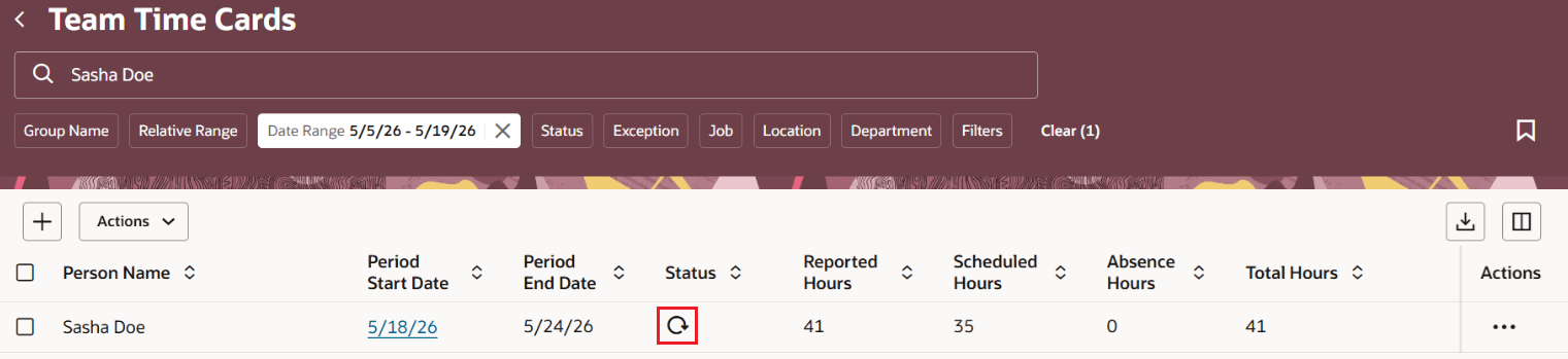 In-progress status indicator