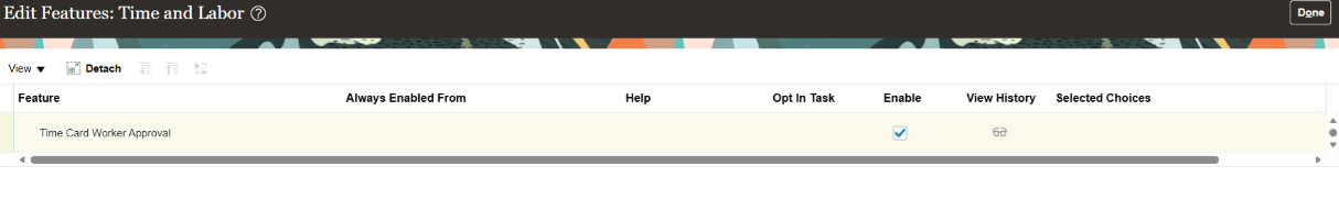 Time card worker approval opt-in option