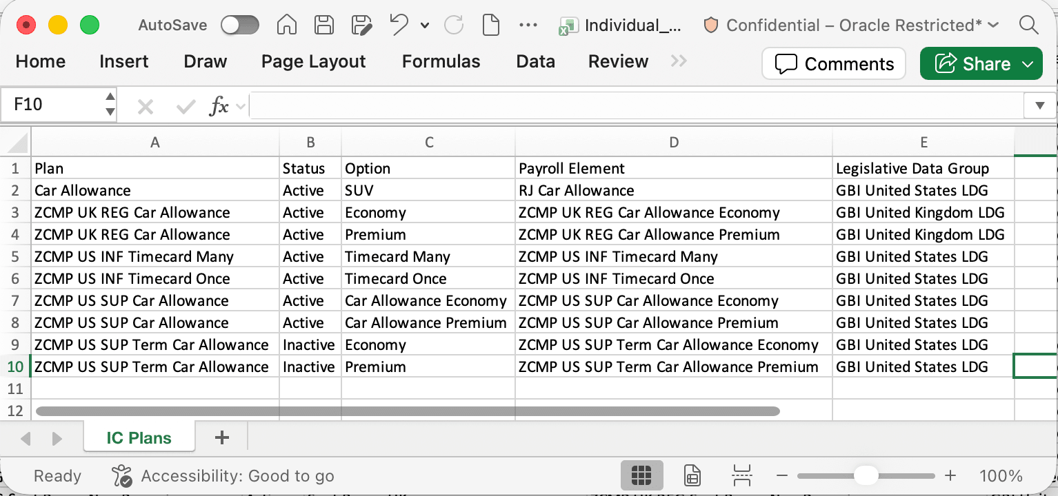 Filtered Data Exported