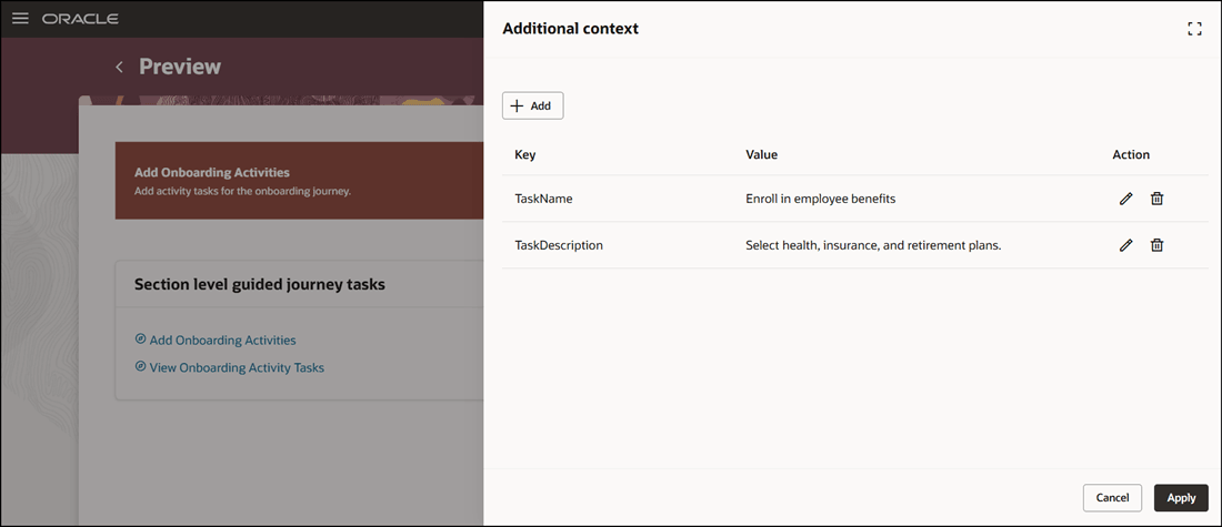 Added Context Attributes