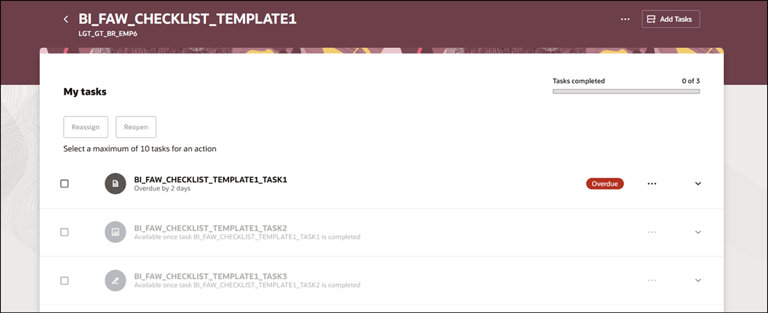 Click on Deep Link in Response to go to Specific Journey Task Page