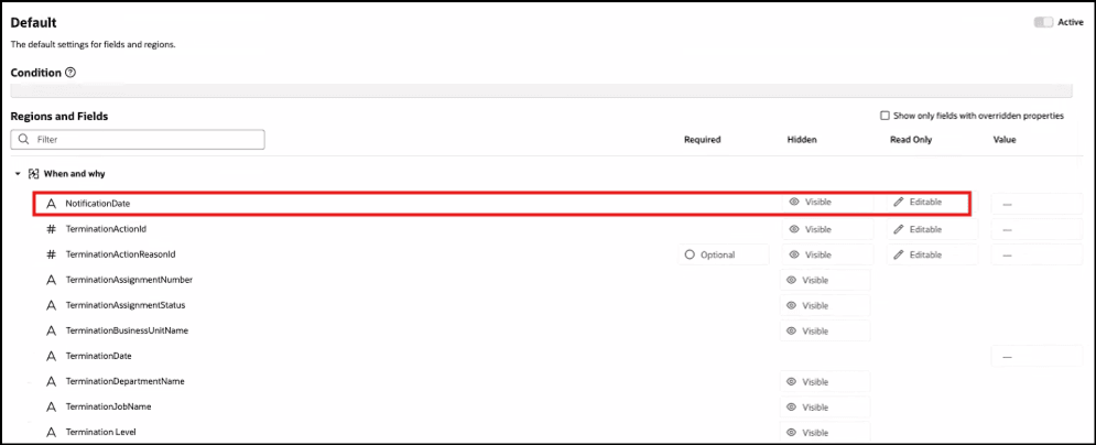 Before Enhancement: Notification Date Hidden Based on User Role