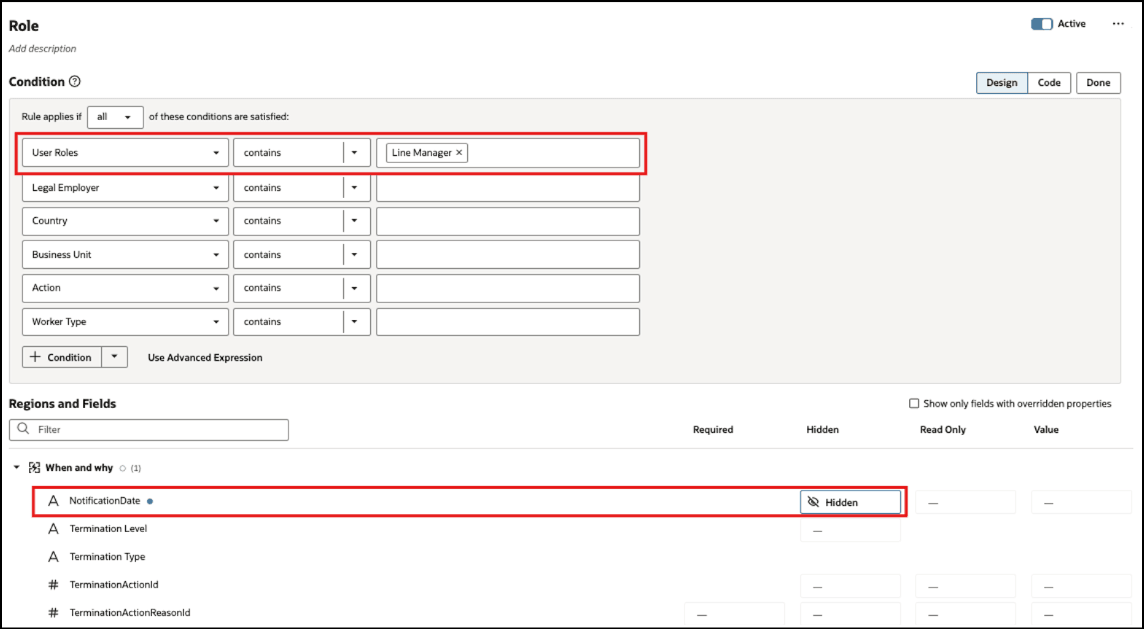 After Enhancement: Notification Date Turned On Based on User Role
