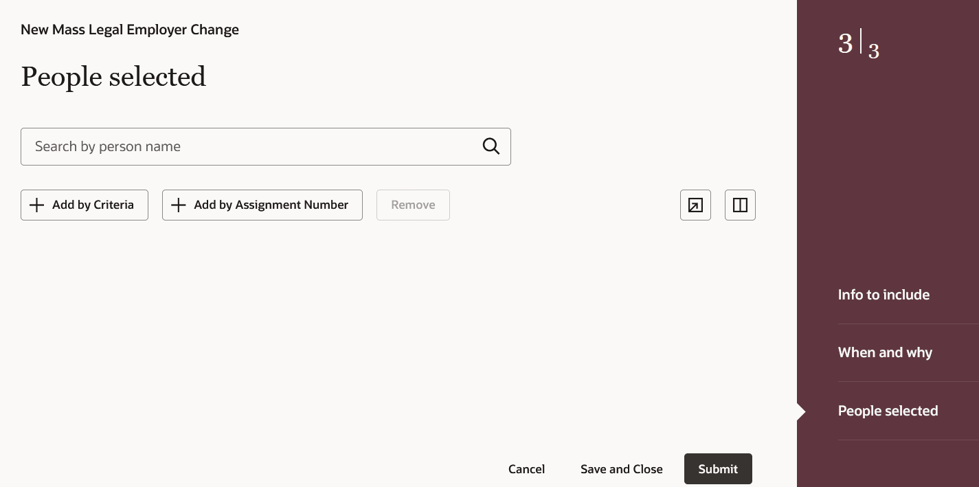 Select population