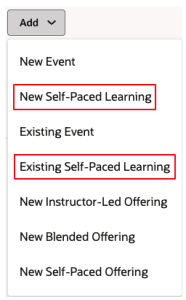 Options for Adding Learning to Courses